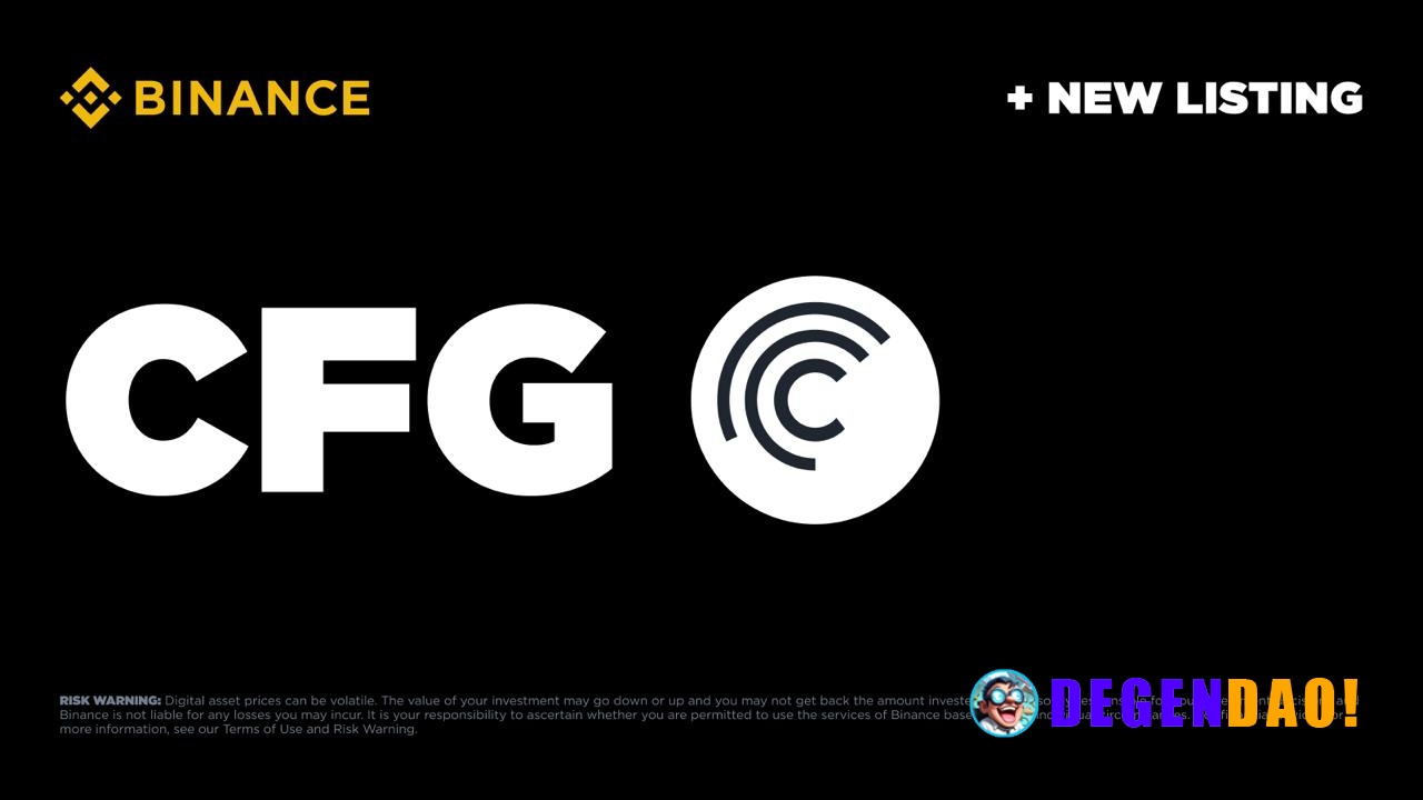 Binance Will List Centrifuge (CFG) with Seed Tag Applied Binance will list Centrifuge (CFG) and open trading for the fol...