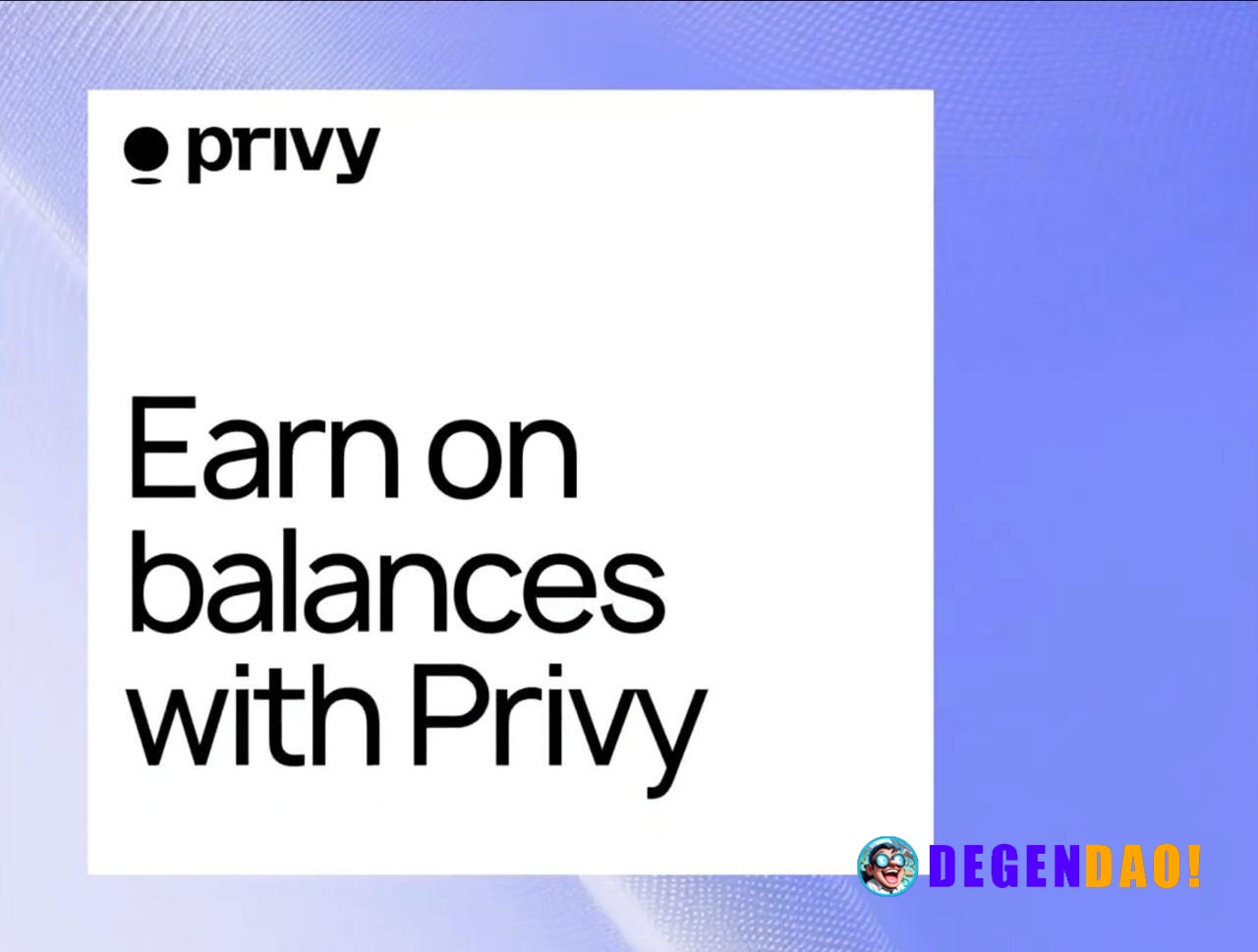 Privy Integrates DeFi Vault Access to Enable Apps to Earn Yield on Idle Balances > Privy launched API-based DeFi vault i...