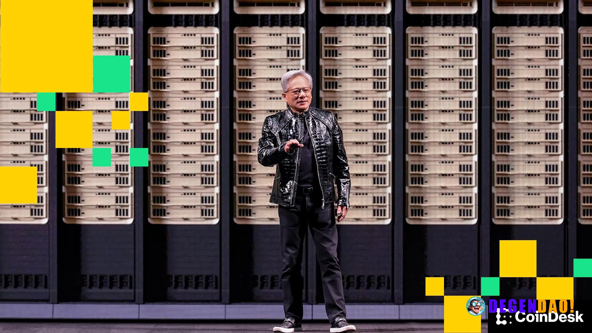 AI-linked crypto tokens surge as Nvidia's Jensen Huang touts agentic future CEO Jensen Huang predicted $1 trillion in ch...