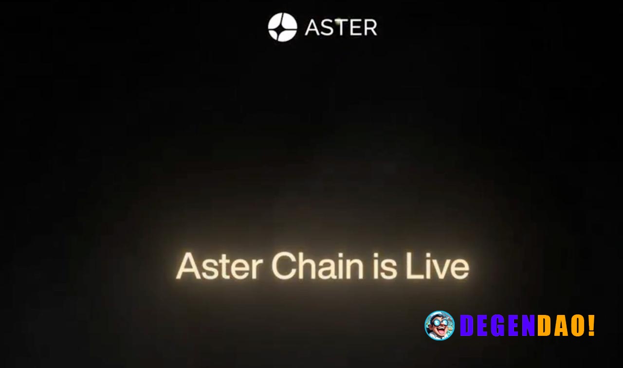 Aster Chain is Now Live > Aster has rolled out the genesis phase of its high-performance, privacy-focused Layer 1 blockc...