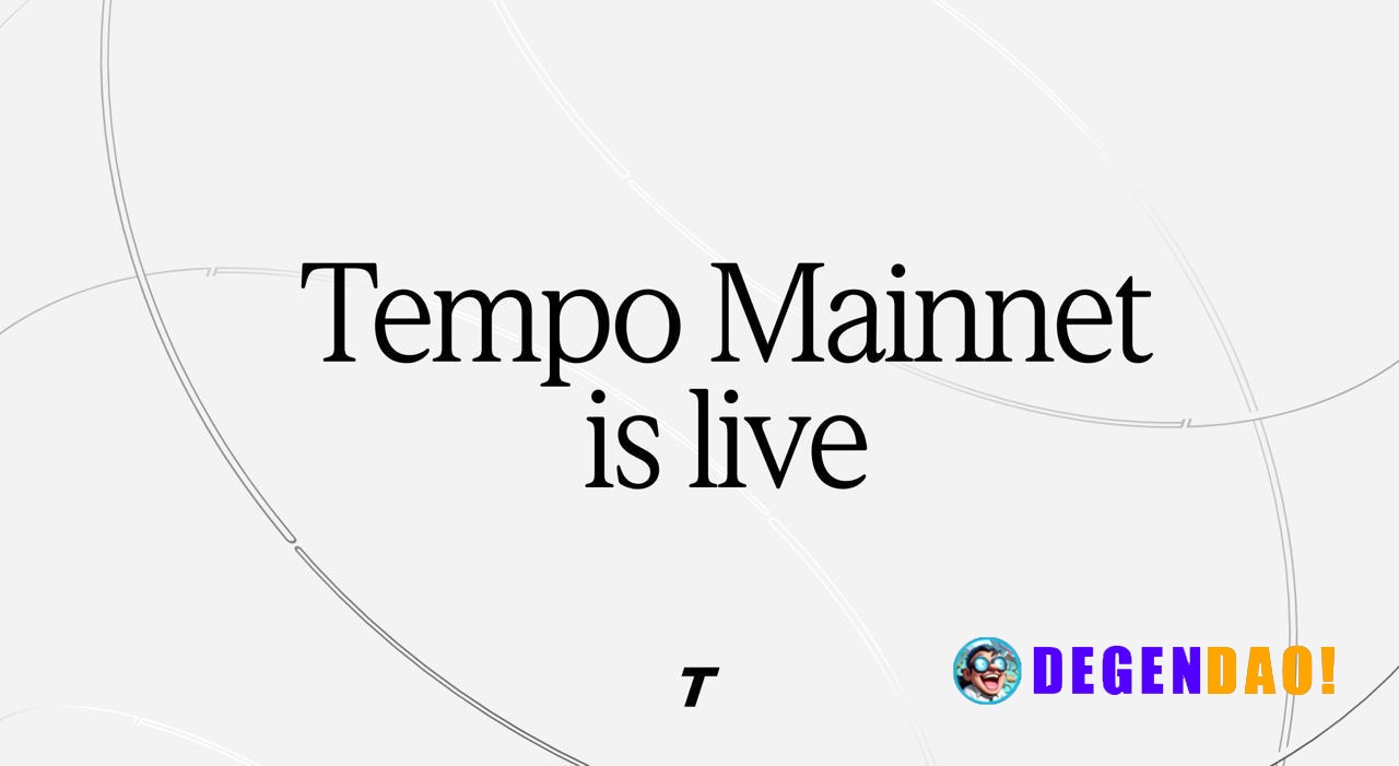 Tempo Mainnet is Now Live > Alongside mainnet, Tempo has also introduced the Machine Payments Protocol (MPP), an open st...