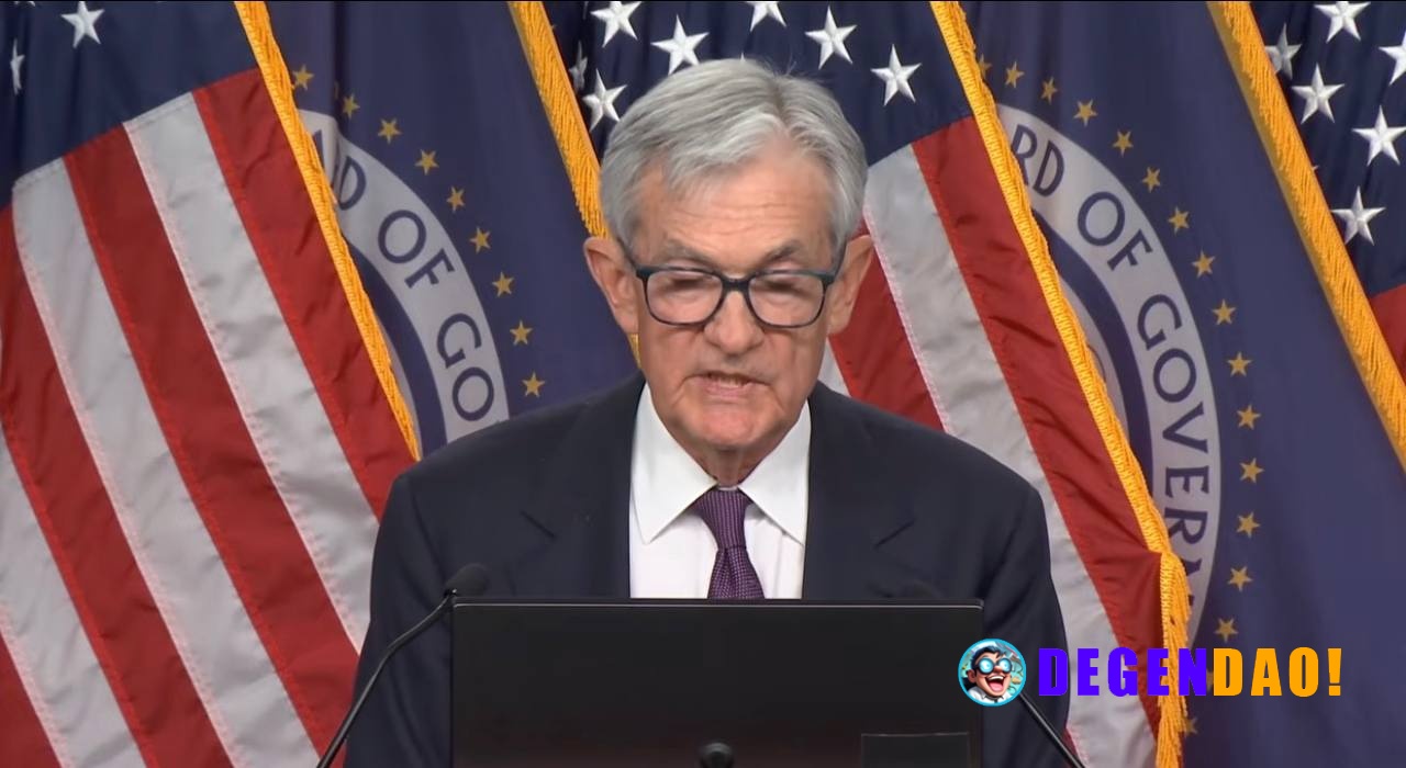 🇺🇸 UPDATE: Fed Chair Powell says rate cuts will not happen without clear progress on inflation. _ 〽️ Crypto Pulse 👉 @deg...