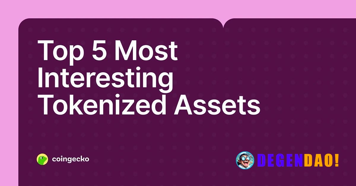 Top 5 Most Interesting Tokenized Assets > Tokenized Fine Wine: dVin > Tokenized Pokémon Cards: Collector Crypt > Tokeniz...
