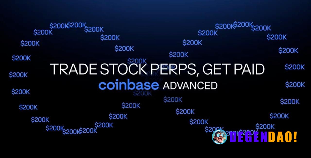 Coinbase Launches Stock Perpetuals Trading Campaign With a Reward Pool of Up to $200K > Users earn USDC based on their t...