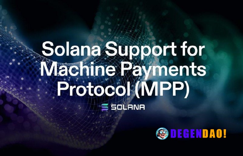 Solana Now Supports the Machine Payments Protocol (MPP) > The Solana payment method enables MPP payments on Solana using...