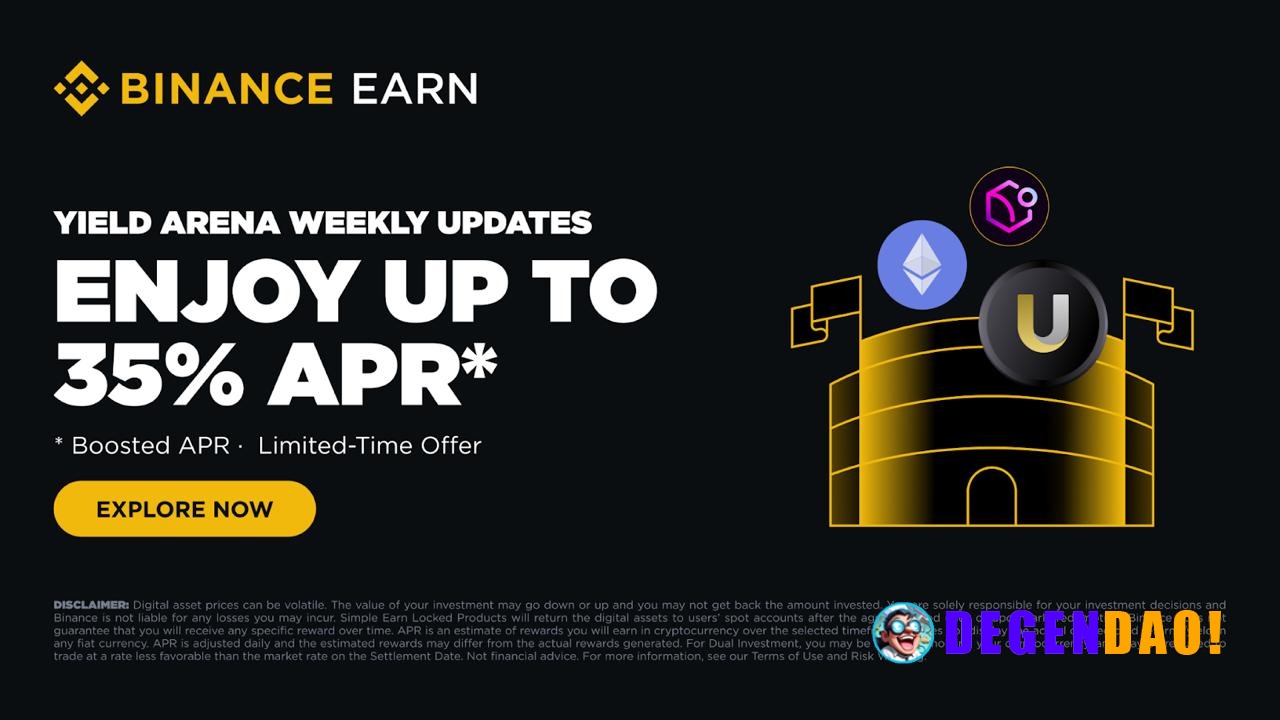 Binance Earn Yield Arena: Earn Up to 35% APR With This Week’s New Limited-Time Offers! (2026-03-25) Binance Earn present...