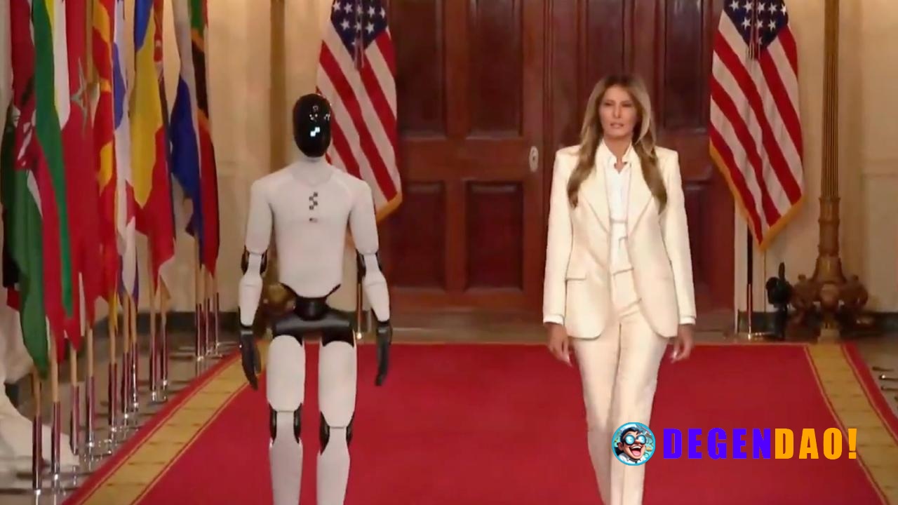 AI-Powered Humanoid Robot Joins First Lady Melania Trump at White House EdTech Summit Source: https://x.com/TheInsiderPa...