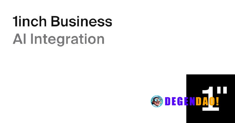 1inch Launches Business MCP for Enterprise AI Agent Integration > 1inch Business MCP enables fast APIs integration and A...