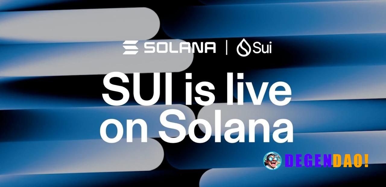 SUI is Now Live on Solana Source: https://x.com/solana/status/2039343482326622528 _ 〽️ Crypto Pulse 👉 @degendaoinfo