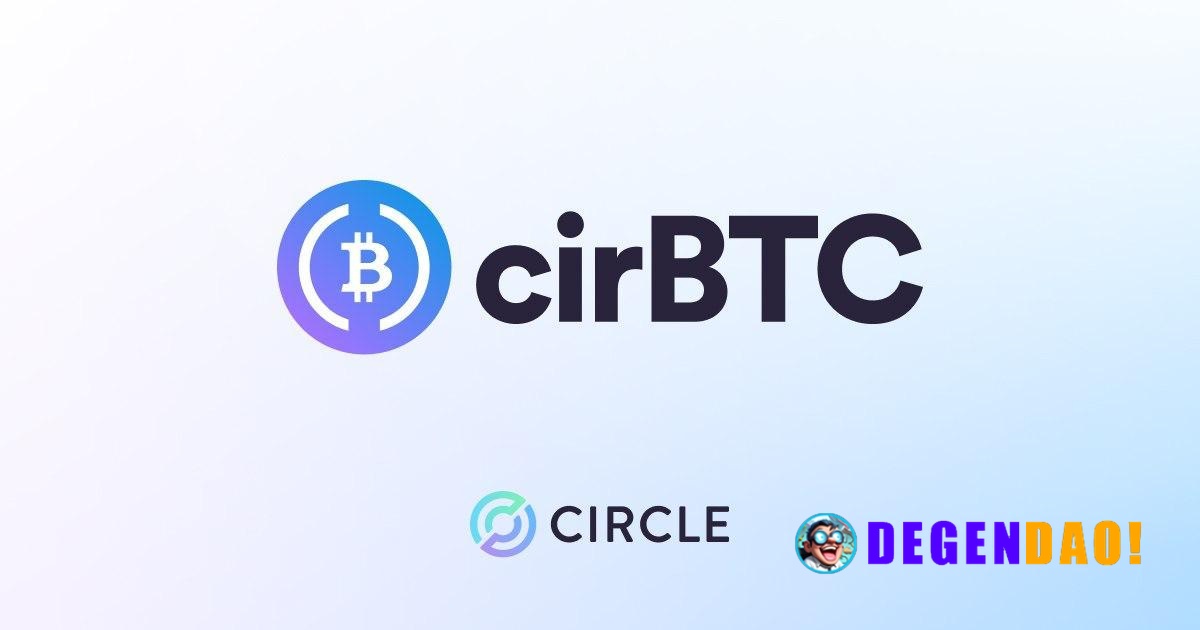 Circle Wrapped Bitcoin (cirBTC) Coming Soon > Backed 1:1 by BTC and readily verifiable onchain, cirBTC is being built to...