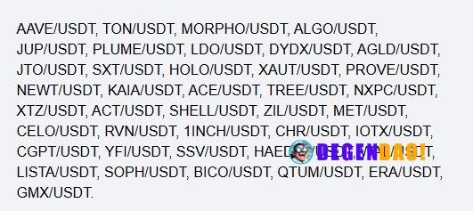 Binance announced that, starting April 6, 2026 at 00:00 (UTC), the following trading pairs will be added to its Spot Alt...