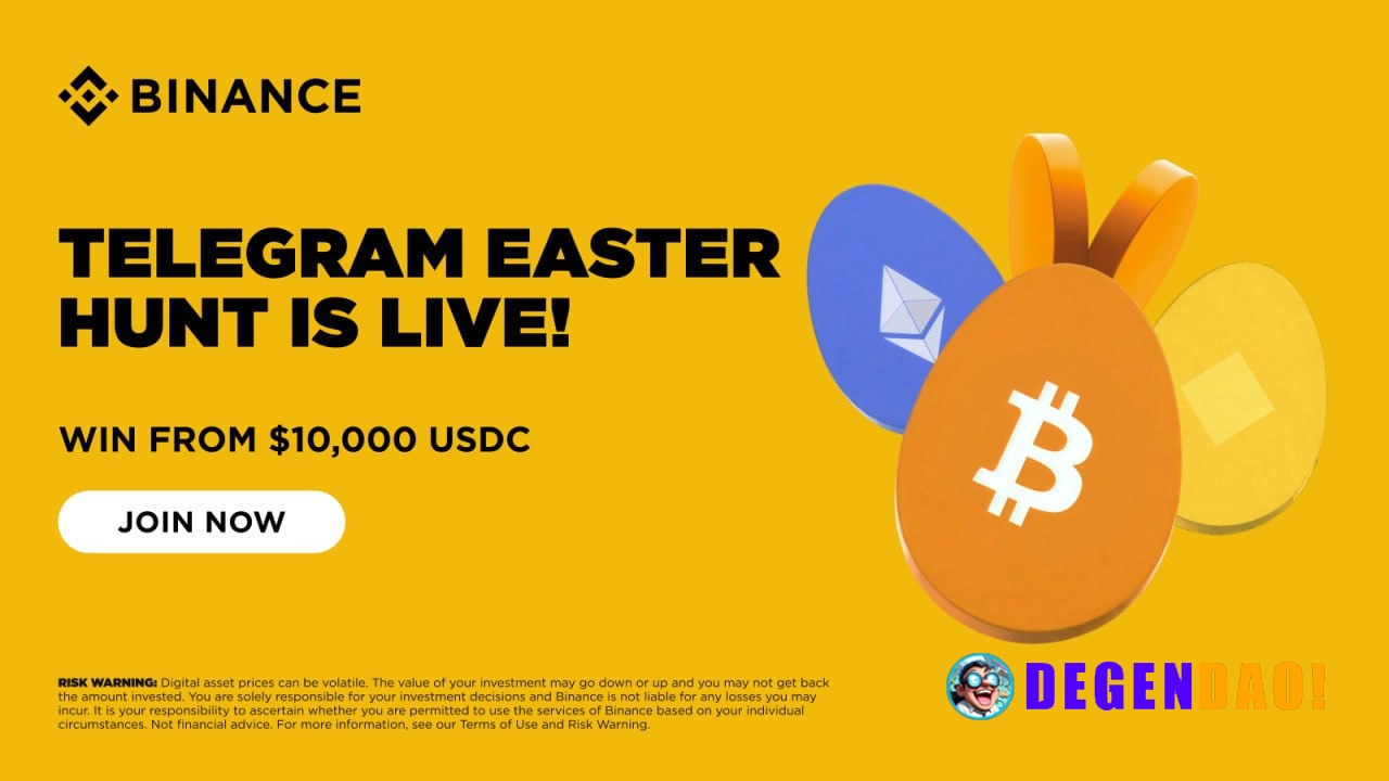 🐣 Easter Egg Hunt is LIVE! 🐣 Join our 7-day Easter Egg Hunt challenge, open to users worldwide Reward Pool: $10,000 in U...