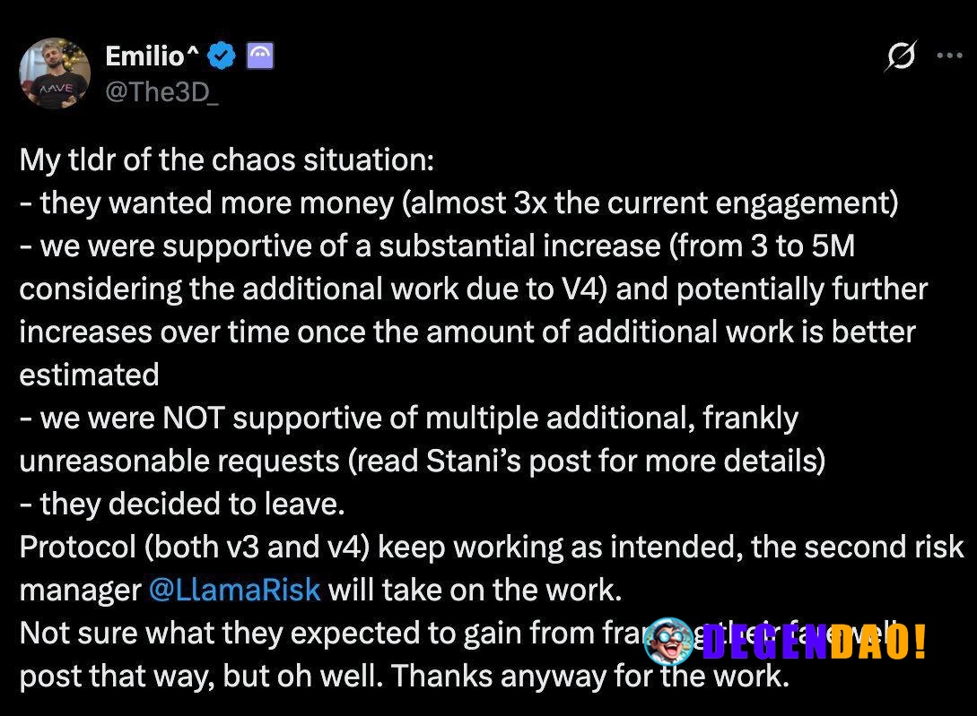 Tldr of the Chaos Situation Source: https://x.com/The3D_/status/2041254098843161028?s=20 _ 〽️ Crypto Pulse 👉 @degendaoin...