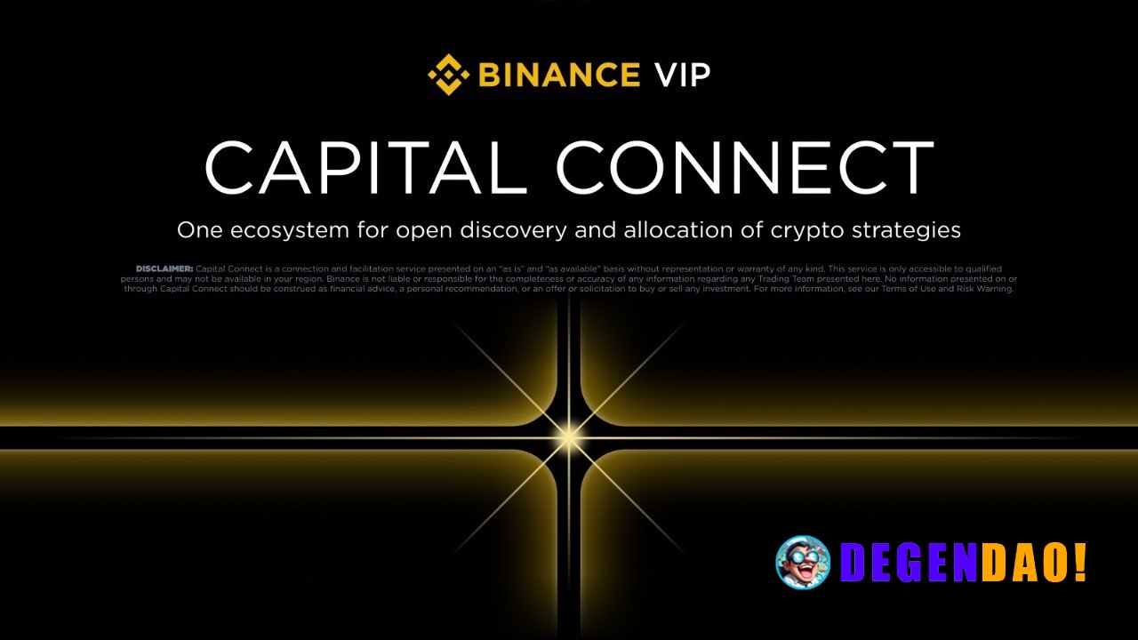 Binance Evolves Capital Connect: A Portfolio Marketplace for Institutional Investors and Trading Teams Binance has upgra...