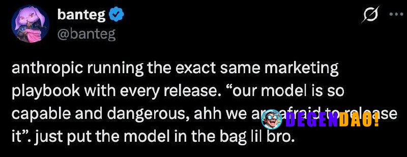 > According to Axiom, Anthropic revealed that they were so concerned about the potential risks of the Claude Mythos mode...