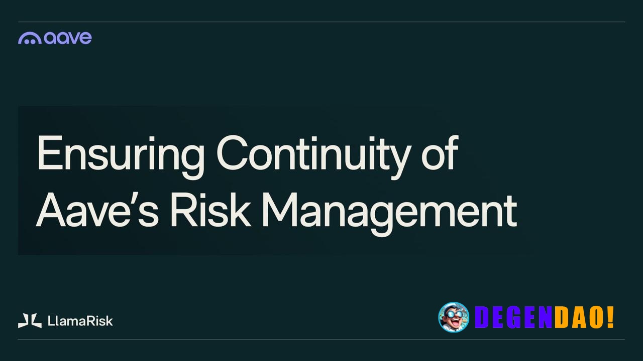 LlamaRisk Becomes Sole Risk Provider for Aave Following Chaos Labs Departure > LlamaRisk becomes Aave's sole risk provid...