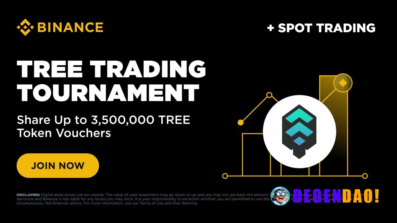 TREE Trading Tournament: Trade to Share Up to 3,500,000 TREE Token Vouchers Binance is thrilled to launch a Treehouse (T...