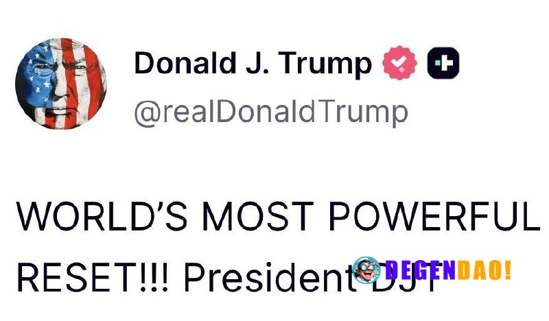 Source: https://truthsocial.com/@realDonaldTrump/posts/116380657463593385 _ 〽️ Crypto Pulse 👉 @degendaoinfo