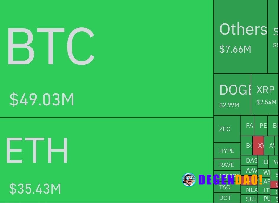 🚨 REKT: Over $112M in longs were wiped out in the past 4 hours. _ 〽️ Crypto Pulse 👉 @degendaoinfo