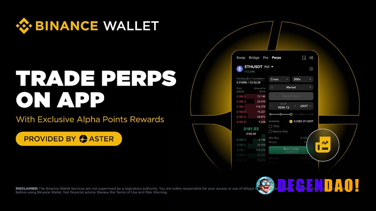 Binance Wallet (App) Now Supports Perpetual Futures Trading — With an Exclusive Alpha Points Campaign Following the laun...