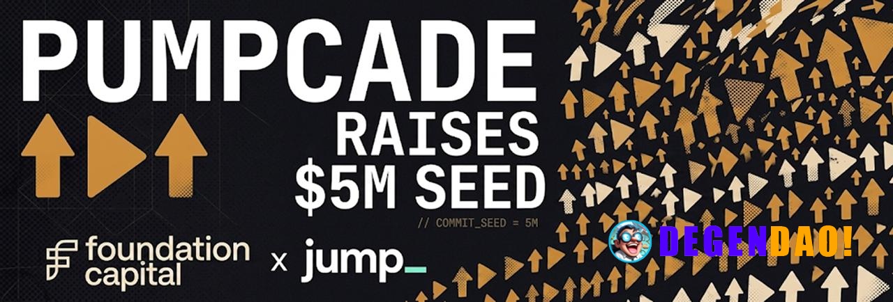 Pumpcade Raises $5M in Oversubscribed Seed Round Backed by Jump and Foundation Capital Source: https://x.com/pumpcade/st...