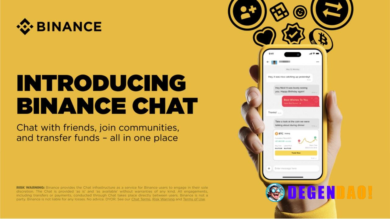 Introducing Binance Chat: Connect, Transact, and Trade All in One Place Binance is excited to introduce Binance Chat, a ...