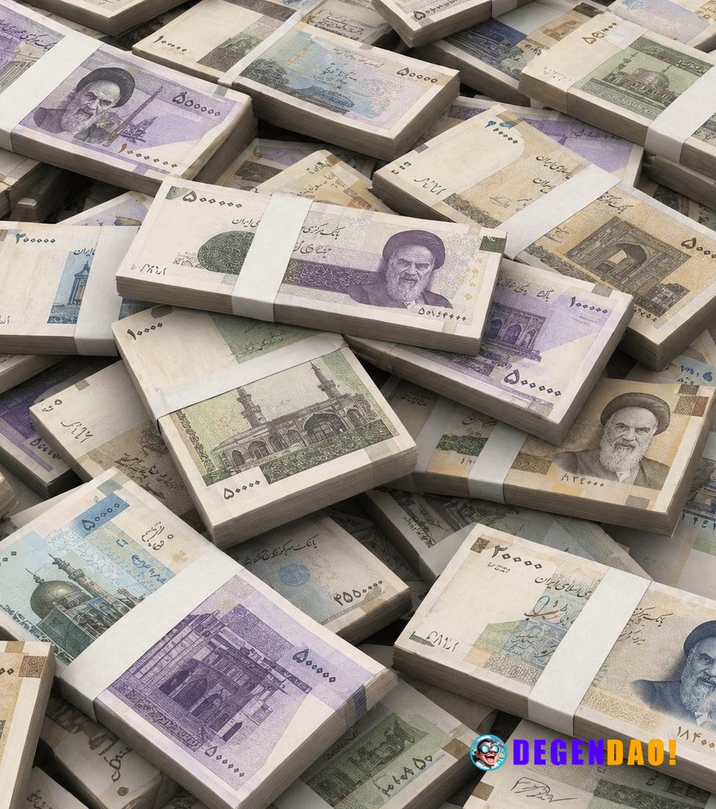 JUST IN: 🇮🇷🇺🇸 Iranian rial crashes to record low of 1.8 million per US dollar due to President Trump's blockade. _ 〽️ Cr...