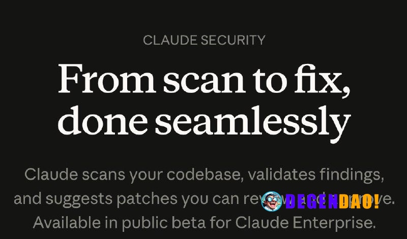 Claude Security Now in Public Beta for Claude Enterprise Customers. > Claude scans your codebase for vulnerabilities, va...