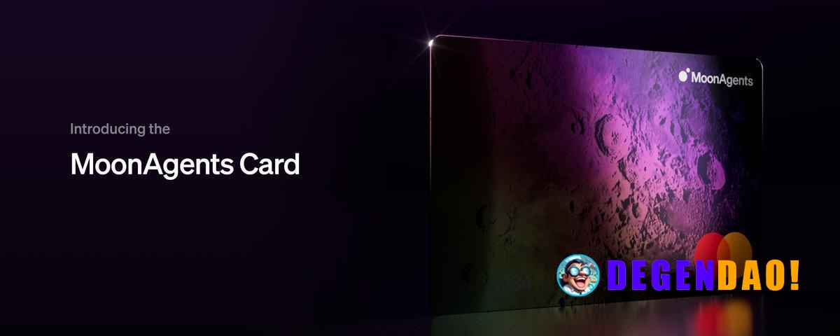 Moonpay Introduces MoonAgents Card > A virtual Mastercard debit card that lets users and AI agents spend stablecoins dir...