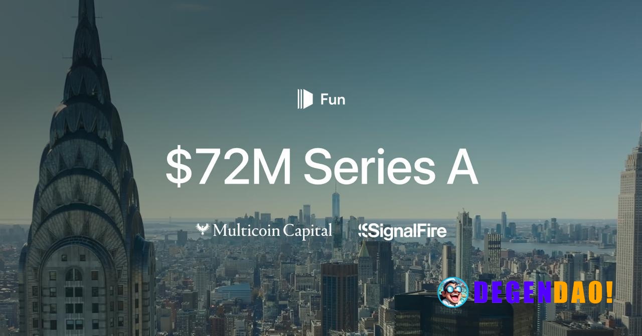 Fun Announces a $72M Series A, Co-Led by Multicoin Capital and SignalFire > Fun offers the highest converting rails to m...