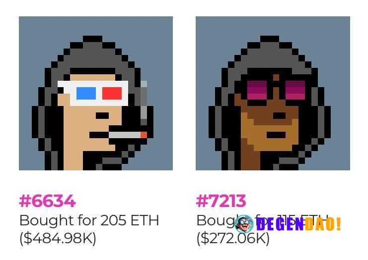 Two Hoodie CryptoPunks Sell for Over $750K in Separate Trades Source: https://www.cryptopunks.app/ _ 〽️ Crypto Pulse 👉 @...