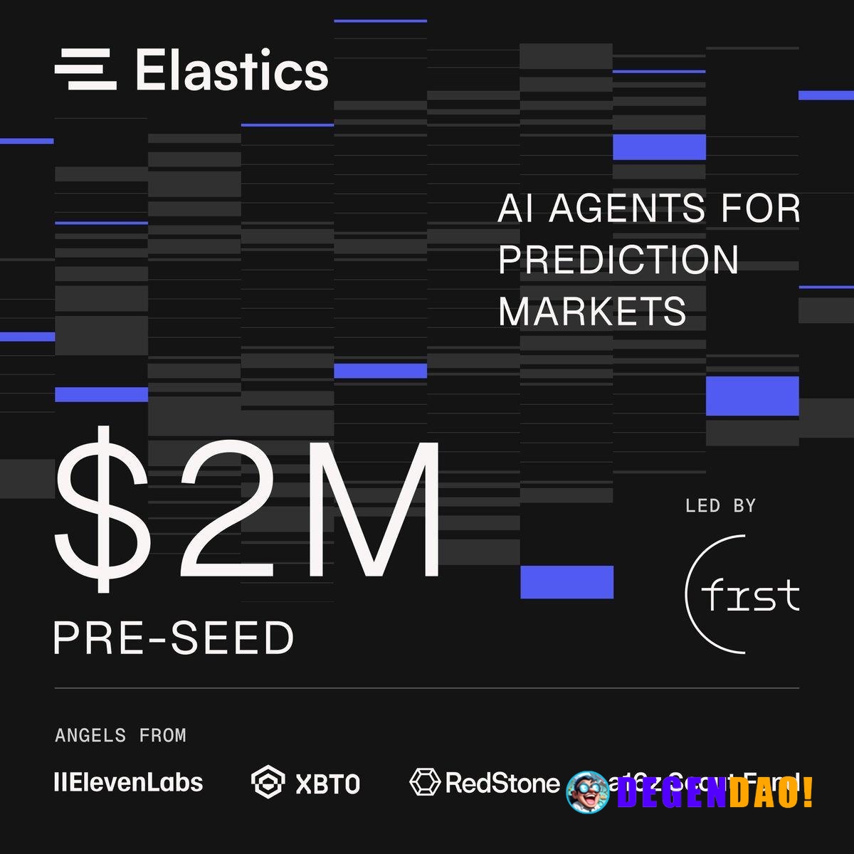 Elastics Raises $2M Pre-Seed for AI Agents for Prediction Markets. > Elastics is building AI-native operating system for...