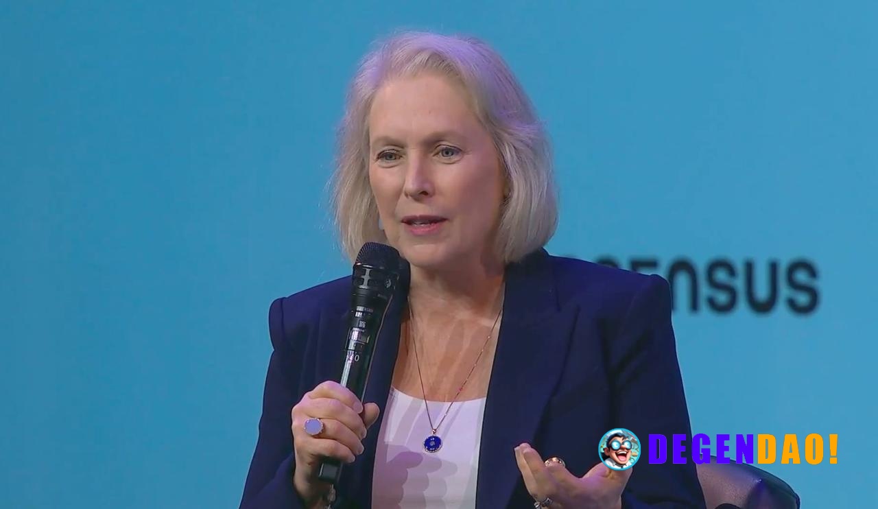 ⚡ JUST IN: Sen. Kirsten Gillibrand says three key issues in CLARITY Act negotiations are expected to be resolved before ...