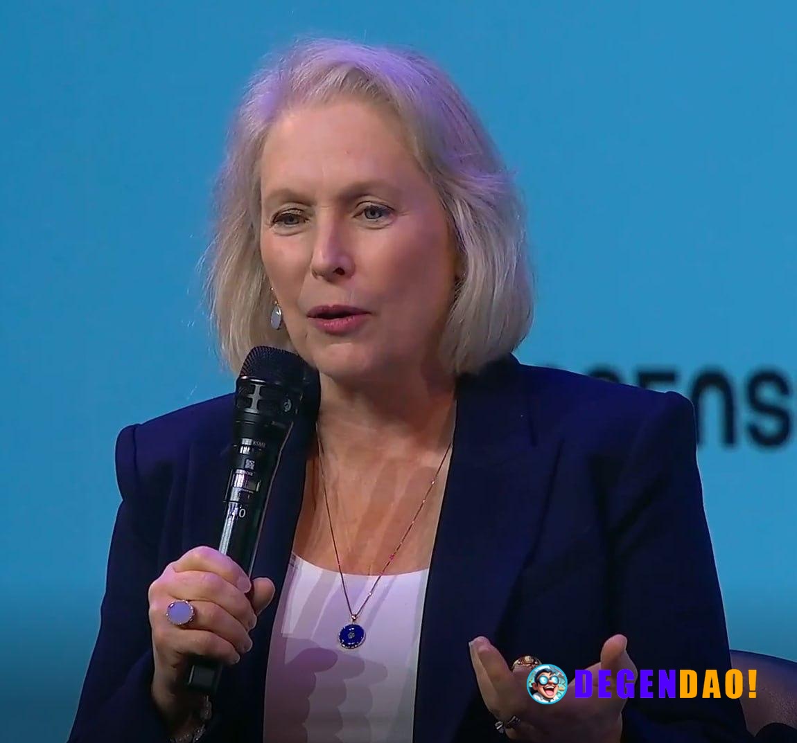 🇺🇸 INSIGHT: Sen. Kirsten Gillibrand says 30% of Americans were unbanked 10 years ago, and crypto gives people access to ...