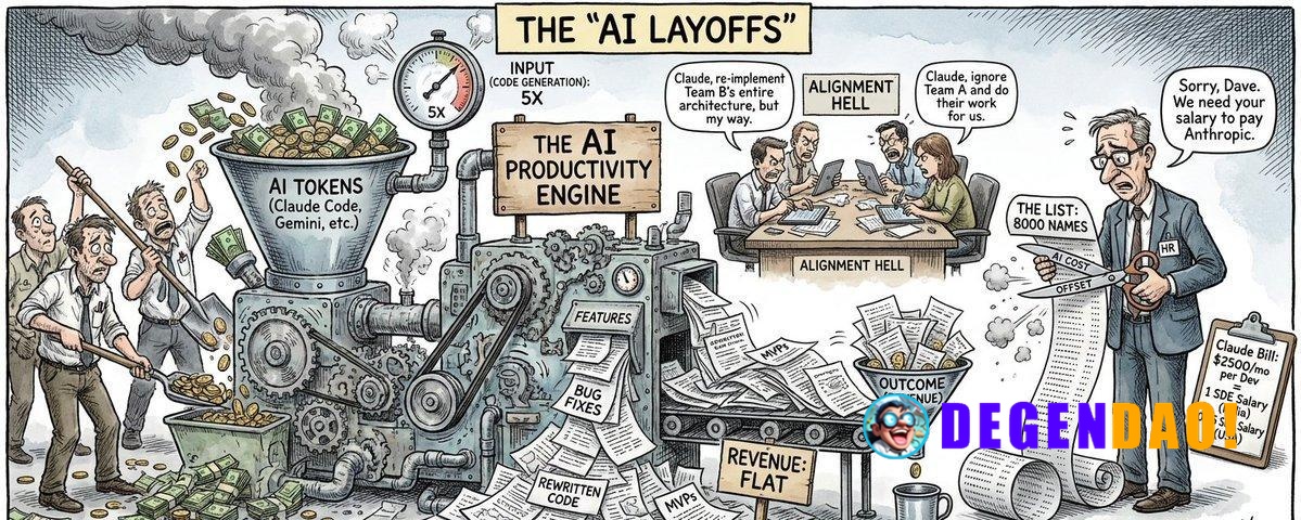 The Layoffs Will Continue Till We Learn to Use AI > AI-driven layoffs are happening not because AI literally replaces wo...