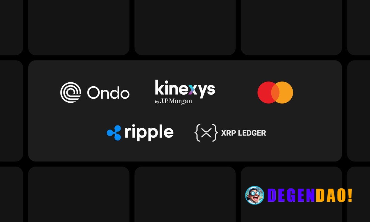 Ondo, Kinexys, Mastercard, & Ripple Complete Pilot Transaction Connecting XRP Ledger with Interbank Settlement Rails. > ...