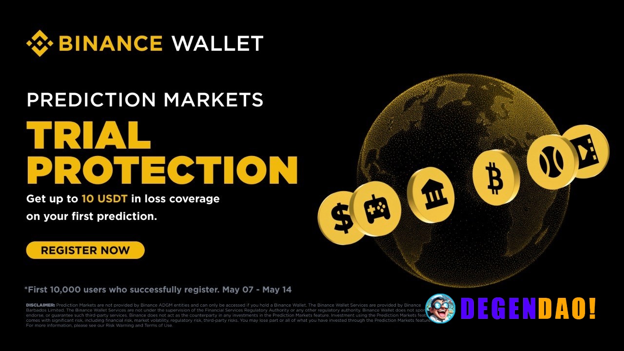 Binance Wallet Launches Prediction Markets Trial Protection Campaign Binance Wallet is excited to introduce the Predicti...