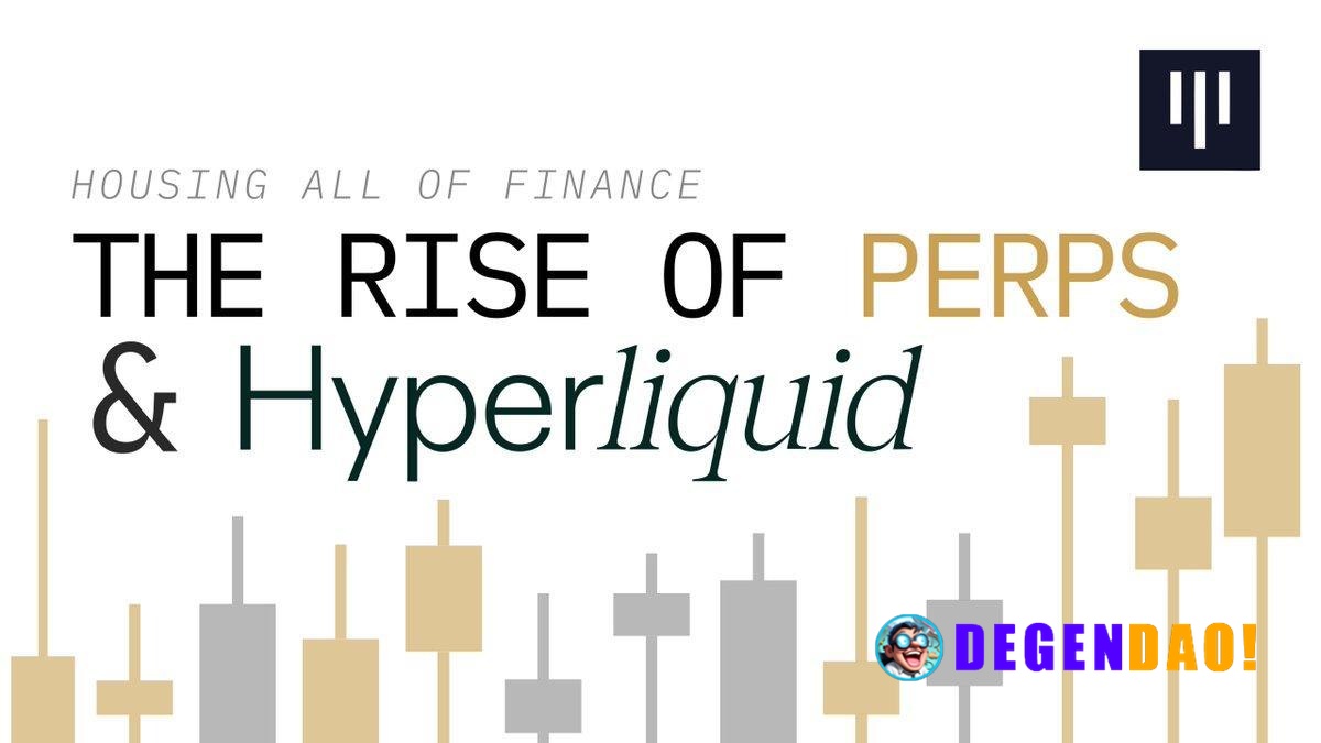 Pantera | Housing All of Finance: The Rise of Perps and Hyperliquid > Perpetual futures are emerging as a major global t...