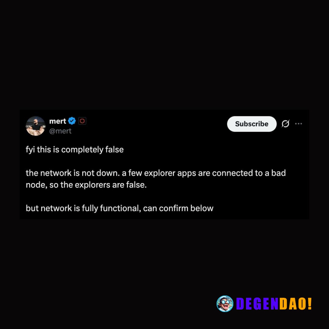 🚨 UPDATE: Reports that Zcash stopped producing blocks for 4+ hours appear to be false. Mert Mumtaz says affected explore...