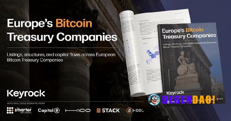 Keyrock: Europe's Bitcoin Treasury Companies European Bitcoin Treasury Companies hold approx. 16,500 BTC across thirteen...
