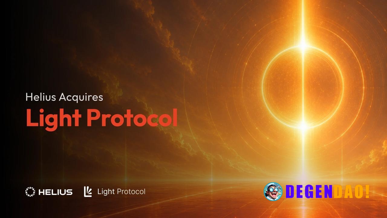 Helius Acquires Light Protocol to Build the Canonical Privacy Layer for Solana > The Light Protocol team has been buildi...