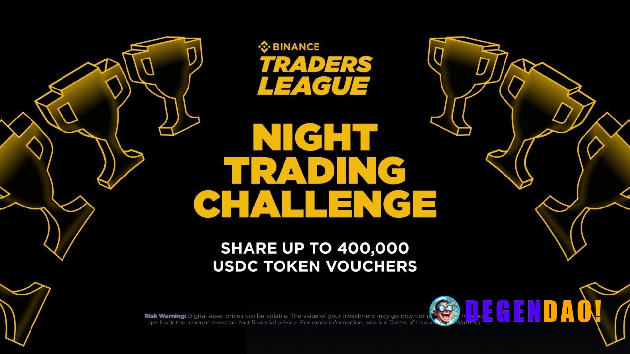 Binance Traders League Season 3: Trade NIGHT to Share Up to 400,000 USDC Token Vouchers Binance is thrilled to launch a ...