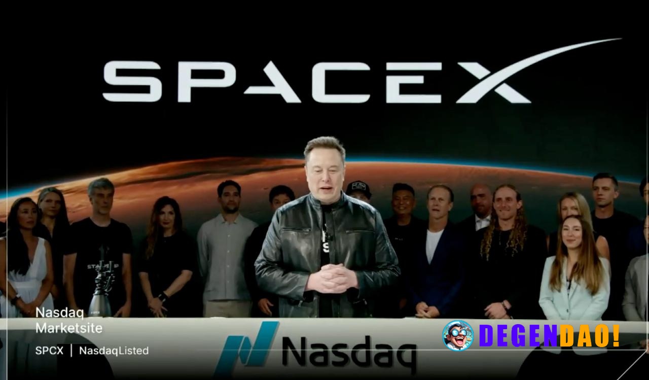 Live: Follow SpaceX IPO Source: https://x.com/SpaceX/status/2065415377165726146 _ 〽️ Crypto Pulse 👉 @degendaoinfo