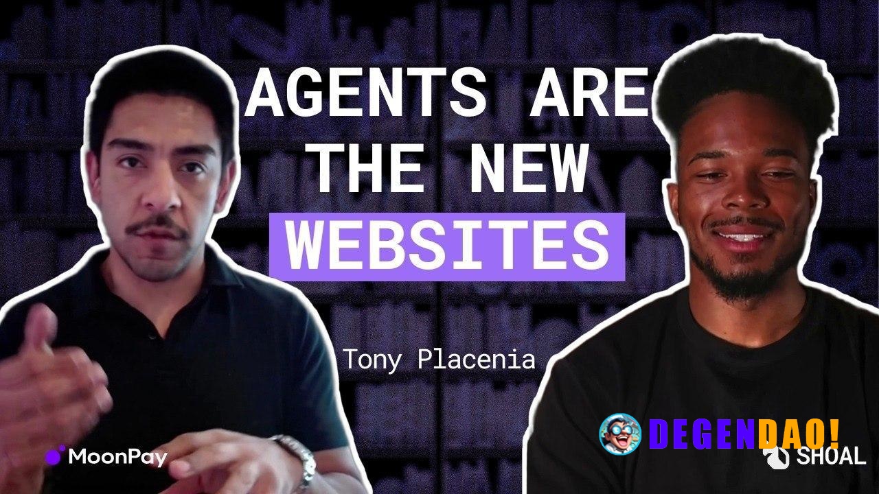 Shoal Signal | Agents Are the New Websites: Tony Plasencia, MoonPay AI Lead, on the CLI Bet and Agent Commerce > In this...