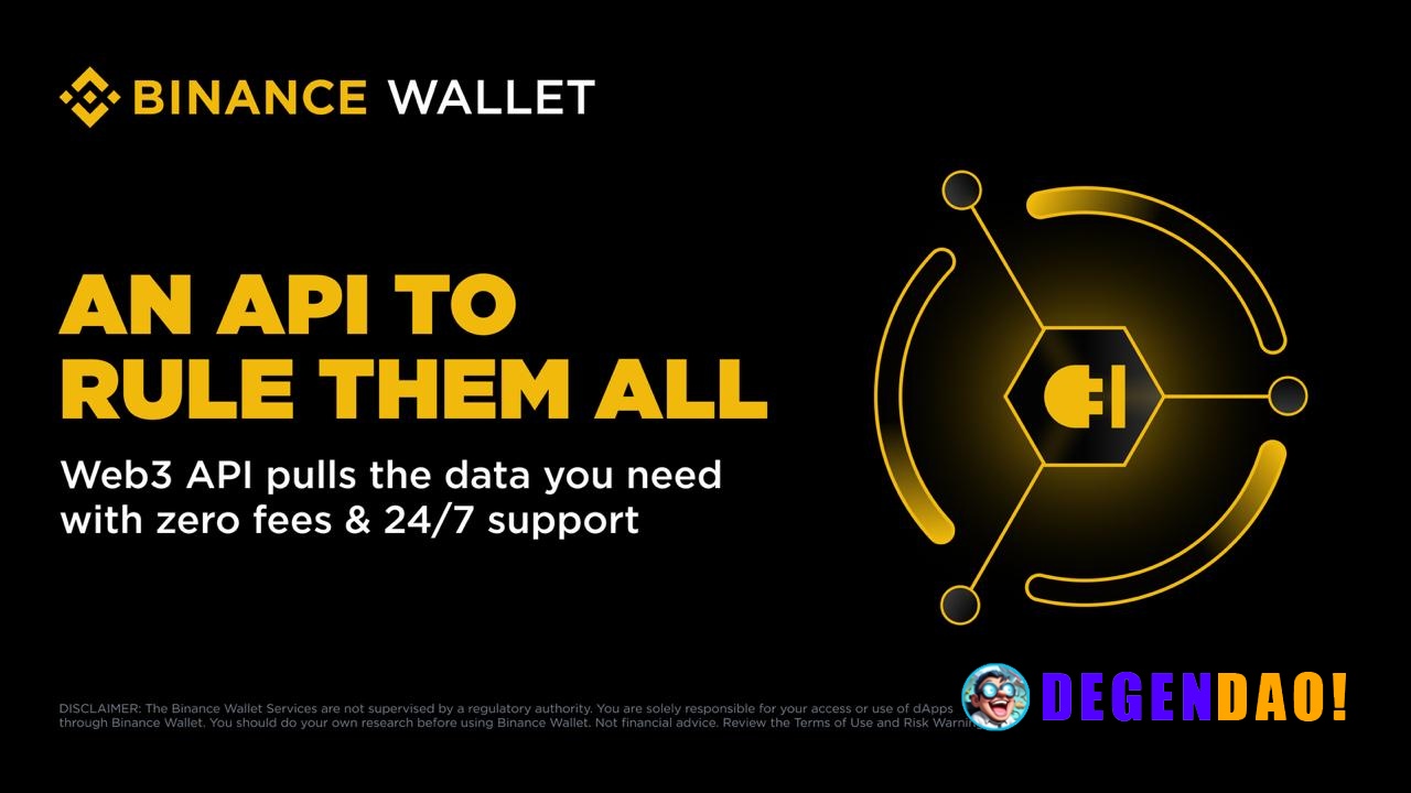 Binance Wallet Launches Web3 API, Enabling Developers and Institutions to Build on Binance Web3 Infrastructure Binance W...