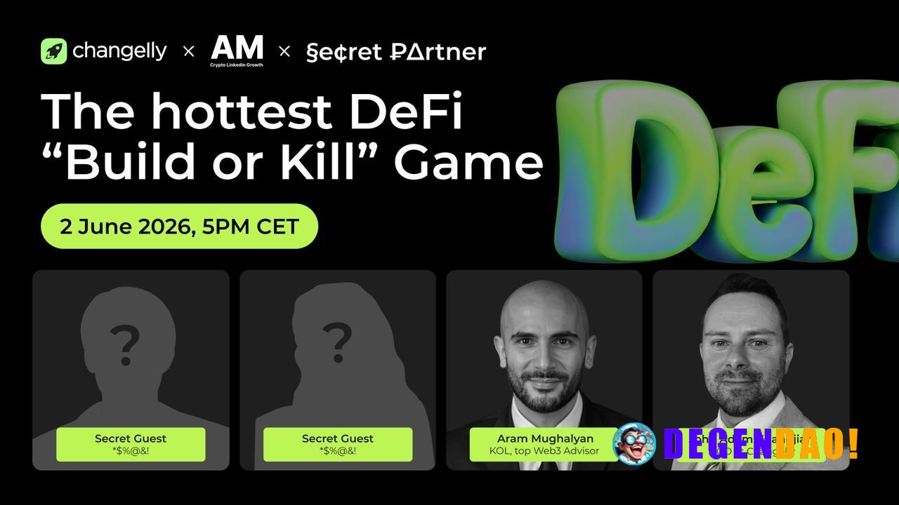 Join the very first DeFi BUILD IT OR KILL IT SHOW. The Era of DeFi Dominance Is Coming. Now what? 🎙️ Featuring John Adam...