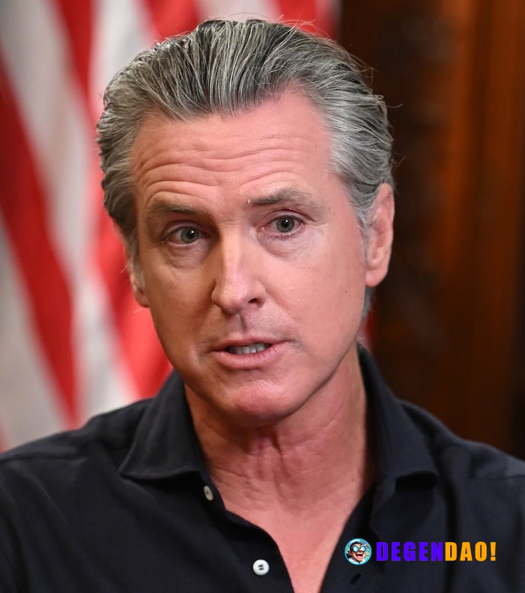 JUST IN: 🇺🇸 California Governor Gavin Newsom says "it's time for a national billionaire tax." _ 〽️ Crypto Pulse 👉 @degen...
