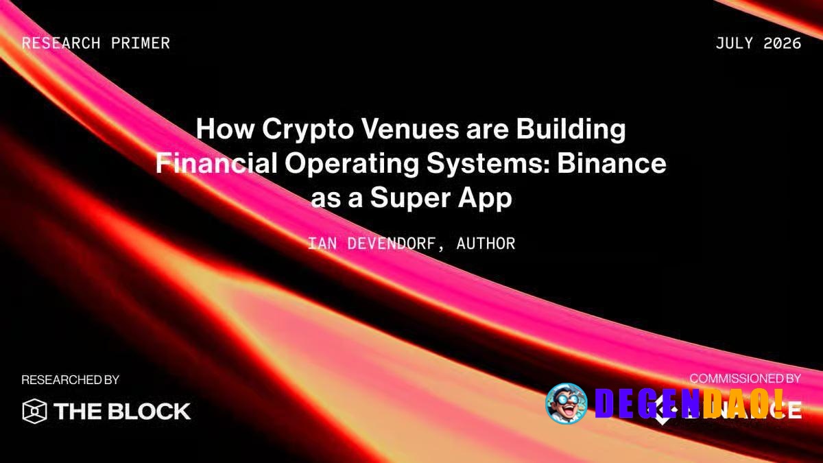 How Crypto Venues Are Building Financial Operating Systems: Binance as a Super App > In under seven months, Binance expa...
