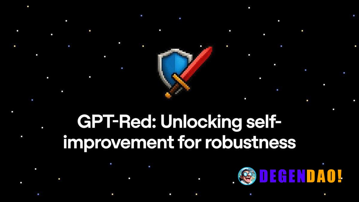 OpenAI Introduces GPT‑Red: Unlocking Self-Improvement for Robustness > GPT-Red is OpenAI’s internal automated AI red-tea...