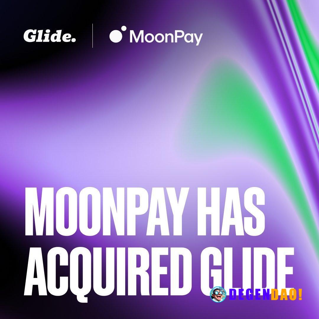 MoonPay Has Acquired Glide > Glide makes it easy for apps to accept crypto deposits from any token, wallet, exchange or ...